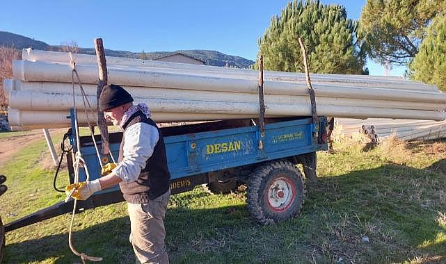 Demirci Söğütçük'te 650 Dekar Sulamaya Açılıyor