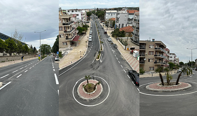 Seferihisar'da Temel Cingöz Caddesi yenilendi