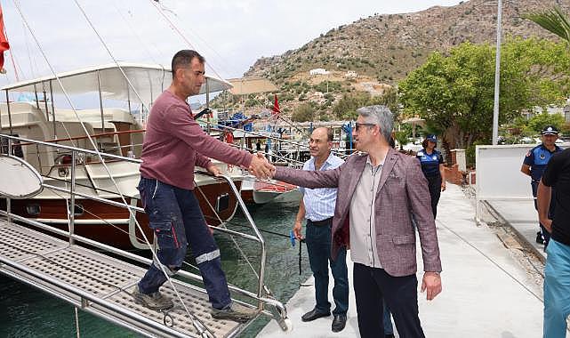 Başkan Oktay'da Selimiye ve Bozburun'a ziyaret