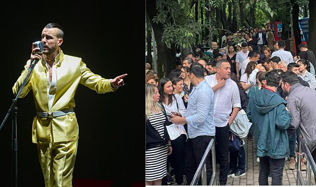 Cem Adrian konserine büyük ilgi! Yağmur bile hayranlarını engel olamadı