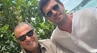 Fatih Terim, Kıvanç Tatlıtuğ ile bir araya geldi
