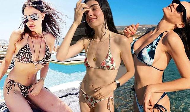 Tatil sezonu açıldı, ünlü güzeller plaja indi