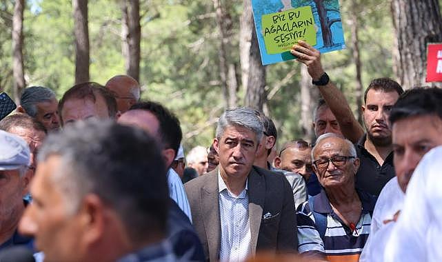 Başkan Oktay Akbelen'e destek için bölgeye gitti