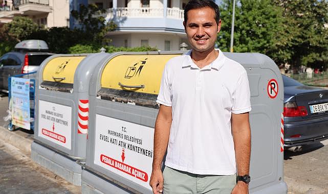 Marmaris Belediyesi'nden yeni nesiil çöp konteynerleri