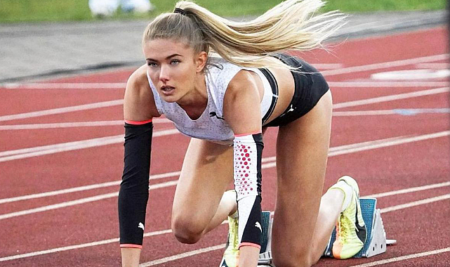 Atlet Alica Schmidt, Erling Haaland'a meydan okudu: Mahvederim