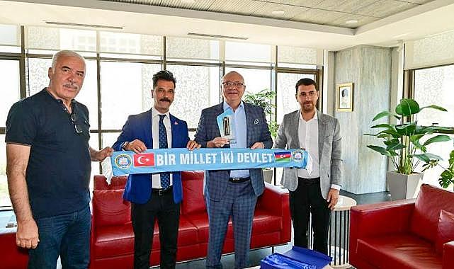 Azerbaycan Derneğinden Başkan Ergün'e ziyaret