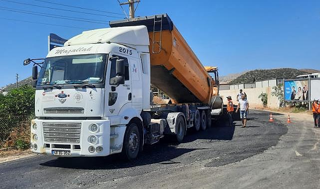 Bodrum Turgutreis'te sıcak asfalt çalışması tamamlandı