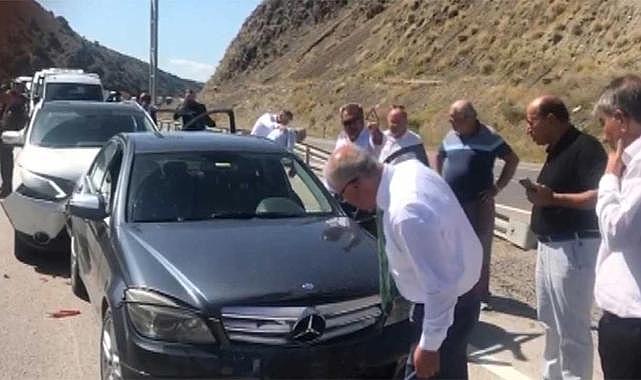 Son Dakika! Kılıçdaroğlu'nun konvoyunda kaza: Yaralılar var!