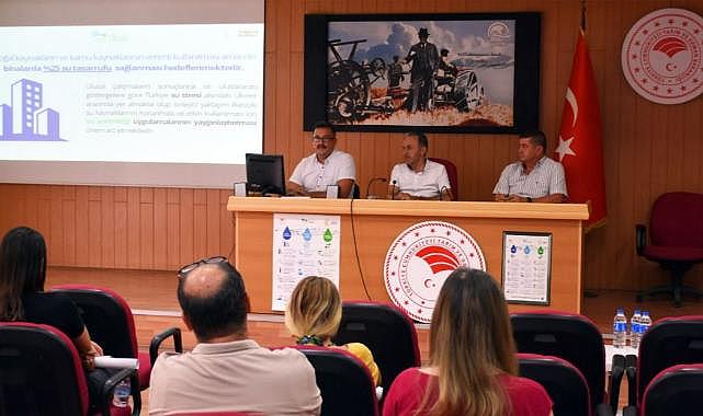 Aydın'daki kamu kurumları suyu verimli kullanacak