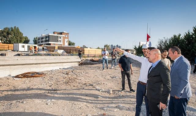 Çiğli trafiğini rahatlatacak köprüde sona doğru