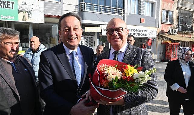Başkan Ergün'e Kırkağaç'ta Şölen Gibi Karşılama