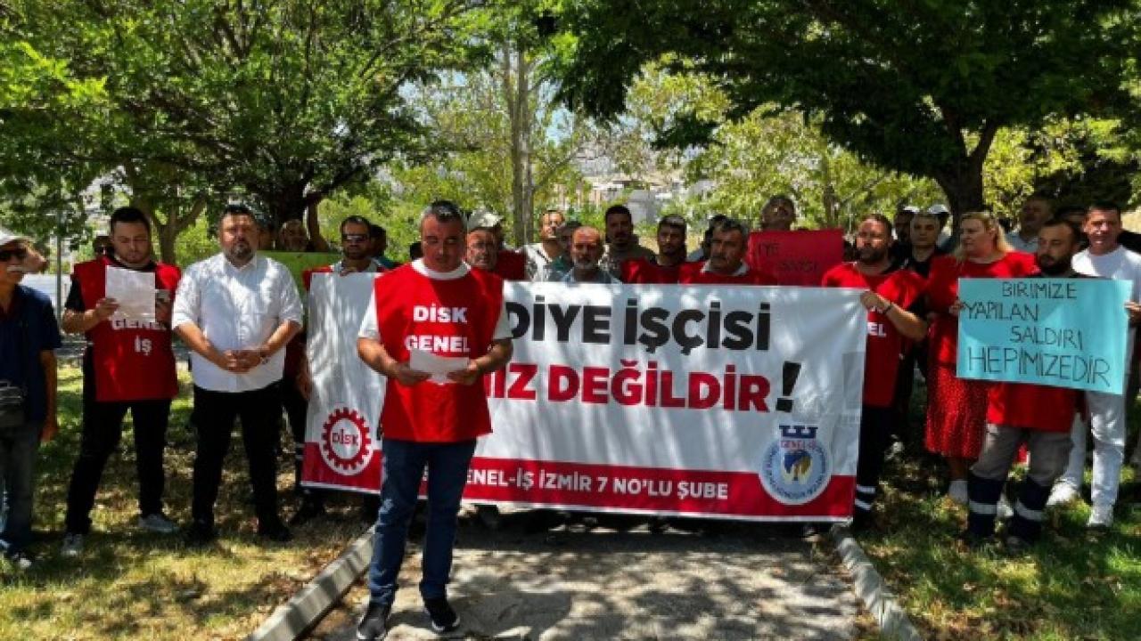 Bornova belediye işçilerine şiddet... Sendika ayağa kalktı!