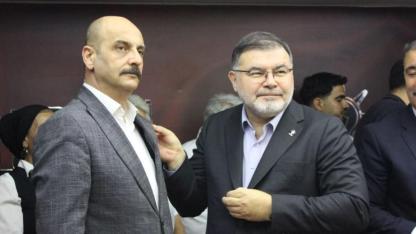 İYİ Parti'den AK Parti'ye transfer! Konak İlçe Başkanlığı'nda rozet takıldı!