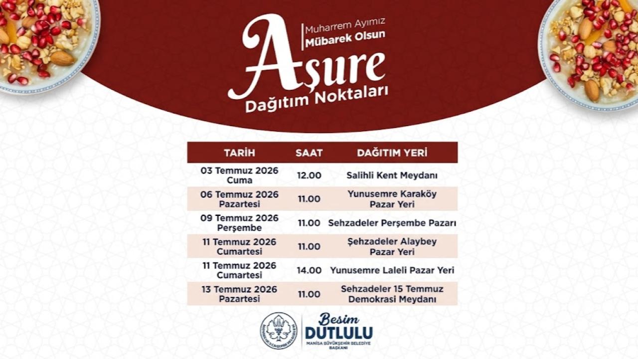 Manisa Büyükşehir’den 18 Bin 500 Kişilik Aşure İkramı