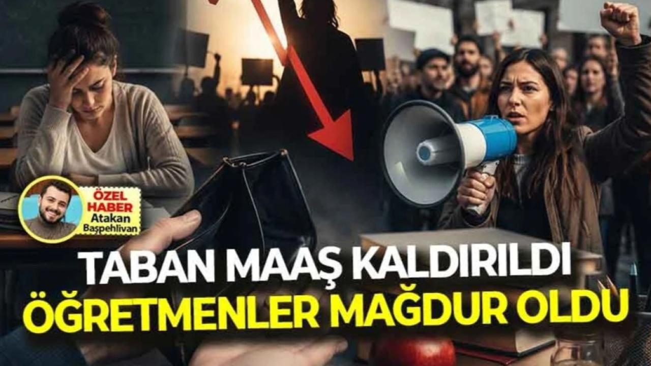 Taban maaş kaldırıldı, öğretmenler mağdur oldu: “Atanamayan öğretmen sorunu yok, 'atanmayan' öğretmen sorunu var!”