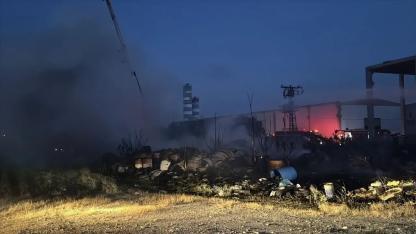 Afyonkarahisar’da Korkutan Fabrika Yangını