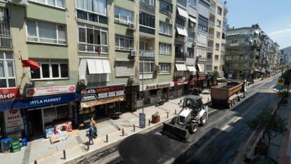 Balçova Ata Caddesi tamamen yenileniyor