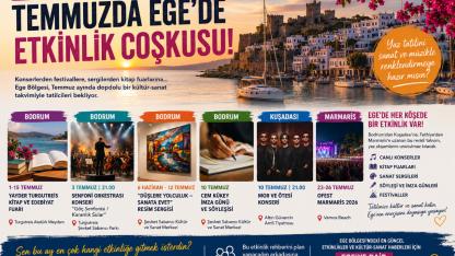 Ege'de Yaz Coşkusu Başladı! Temmuz Ayında Kaçırılmayacak Etkinlikler Tatilcileri Bekliyor