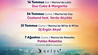 İzmir Marina'da Müzik Rüzgarı Esecek