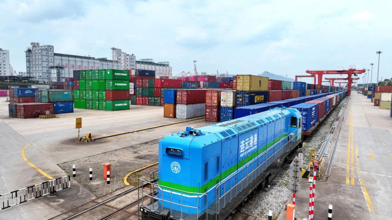 Lianyungang’dan 8.000’inci Yük Treni Yola Çıktı!