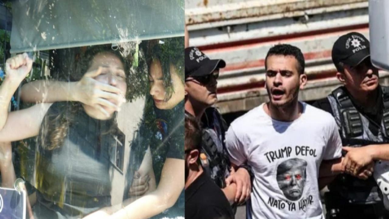 NATO Zirvesi öncesi gerginlik! Polis göstericilere müdahale etti