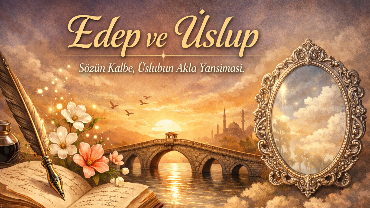 Sözün Ölçüsü , Üslubun Asaleti , Edebin Medeniyeti !
